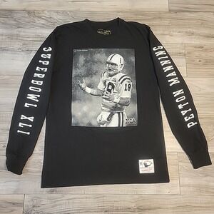 Mitchell & Ness‎ x Super Bowl Peyton Manning Long Sleeve T-Shirt Adult Medium